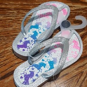 Brand New Girls flip flops.